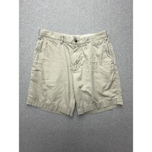 Faherty Shorts Mens 30 Beige Organic Cotton Stretch Chino 8 Inseam Casual